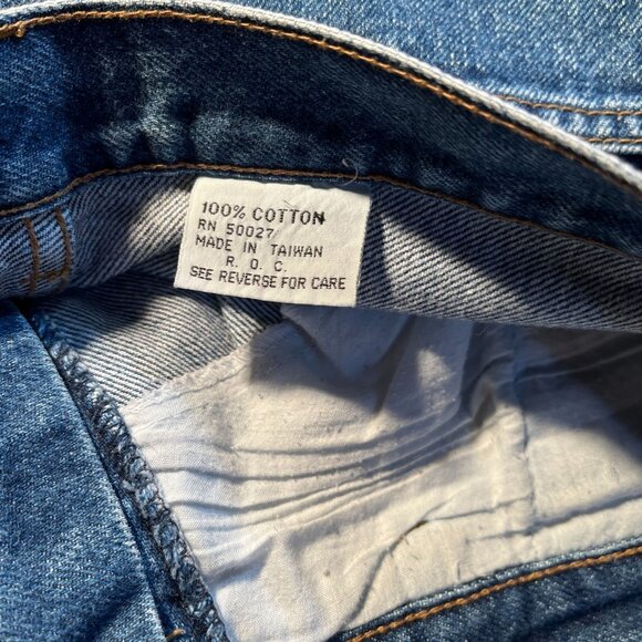 Vintage Bill‎ Blass High Waist Jeans Womens 32x26 Pleated Petite Tapered Mom - Picture 9 of 12